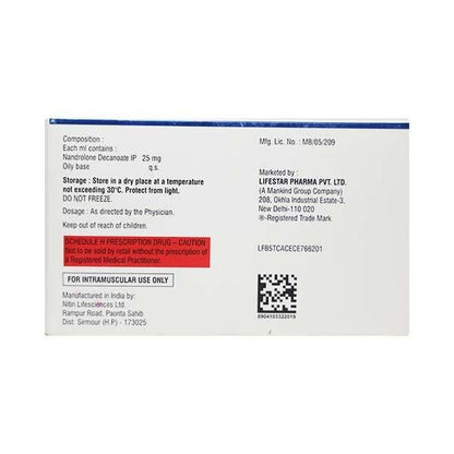 Zestabolin 25mg Injection 1ml - Global Surgicals