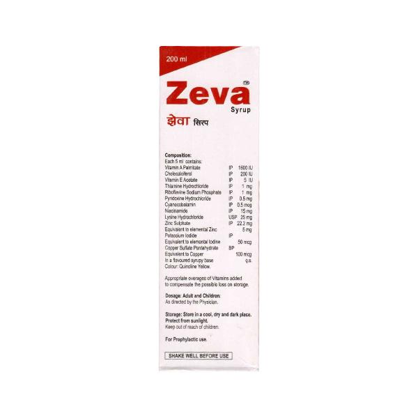 ZEVA Syrup 200ml - Global Surgicals