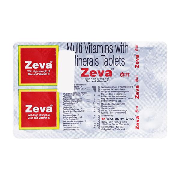 ZEVA Tablet 15's - Global Surgicals