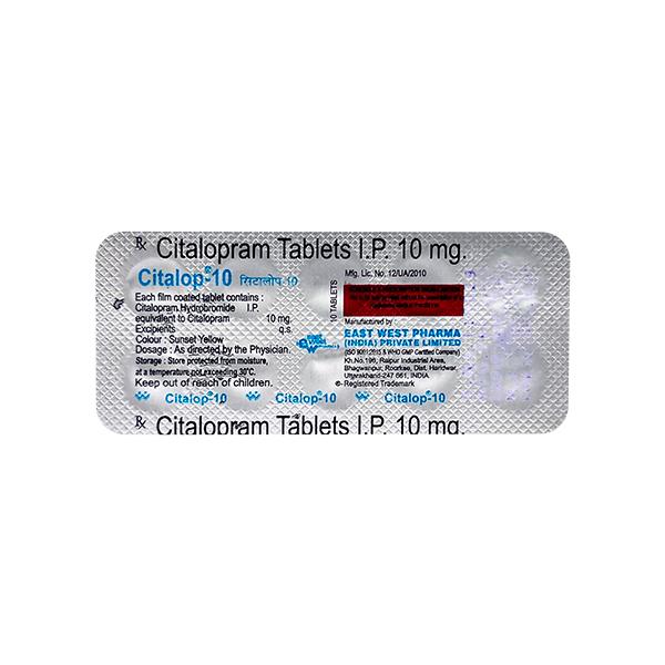 Citalop 10mg Tablet 10'S