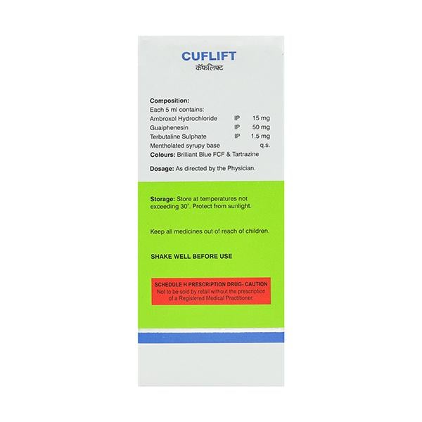CUFLIFT ADVANCED COUGH FORMULA Syrup 100ml