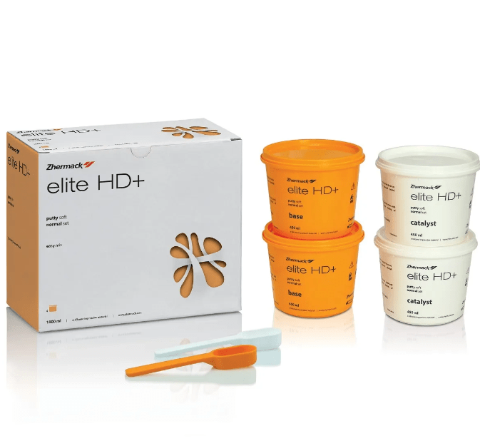 Zhermack Elite HD+ Putty Soft Tubs Refill Elastomeric Impression Material - Global Surgicals