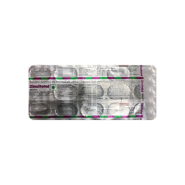 ZINCITOTAL Tablet 15's - Global Surgicals
