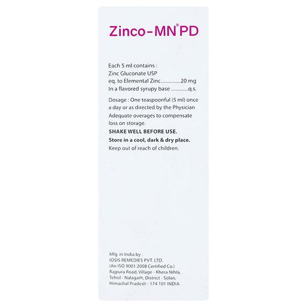 ZINCO MN PD Syrup 60ml - Global Surgicals