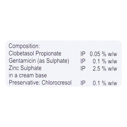 Zincoderm G Cream 15gm - Global Surgicals