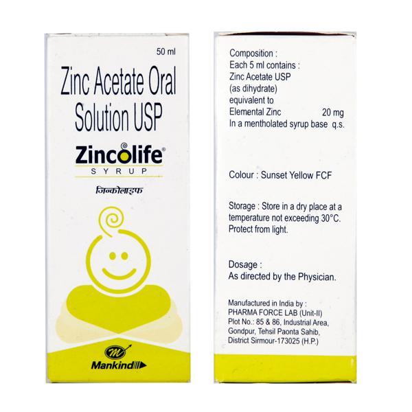 Zincolife Syrup 50ml - Global Surgicals
