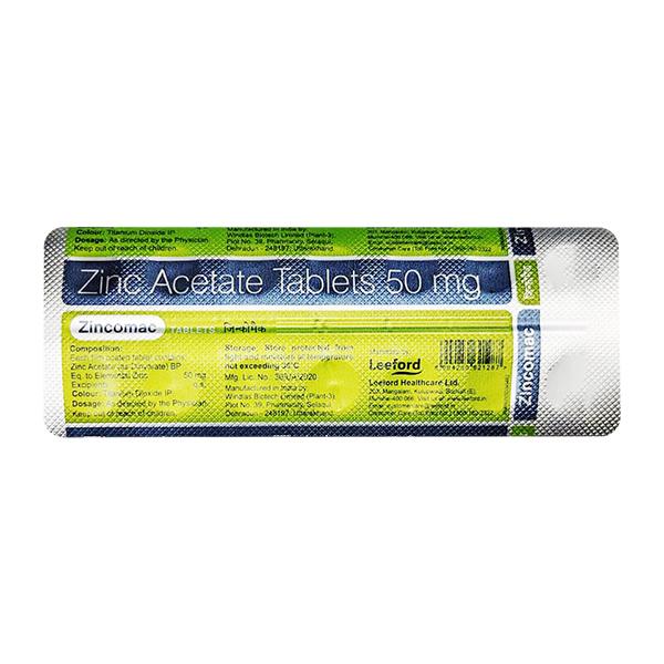 ZINCOMAC Tablet 14's - Global Surgicals