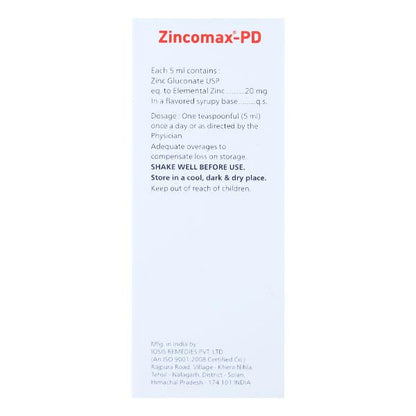 ZINCOMAX PD Syrup 60ml - Global Surgicals