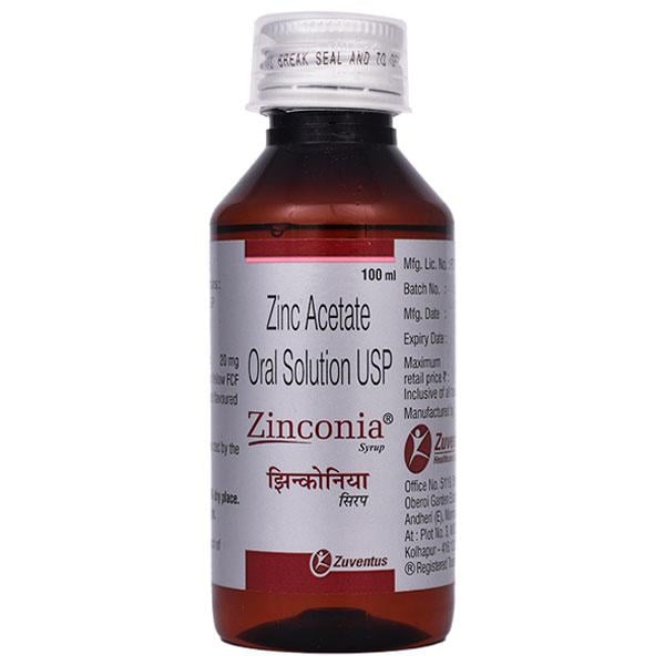 Zinconia Syrup 100ml - Global Surgicals