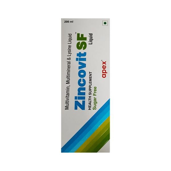 Zincovit SF Sugar Free Liquid 200ml - Global Surgicals