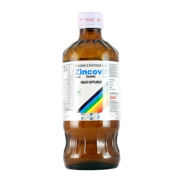 Zincovit Syrup 200ml - Global Surgicals