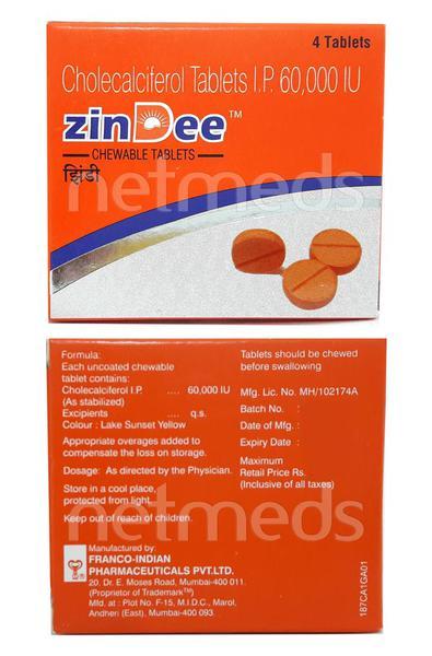 Zindee Chew Tablet 4'S - Global Surgicals