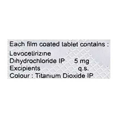 Zipcet 5mg Tablet 10'S - Global Surgicals