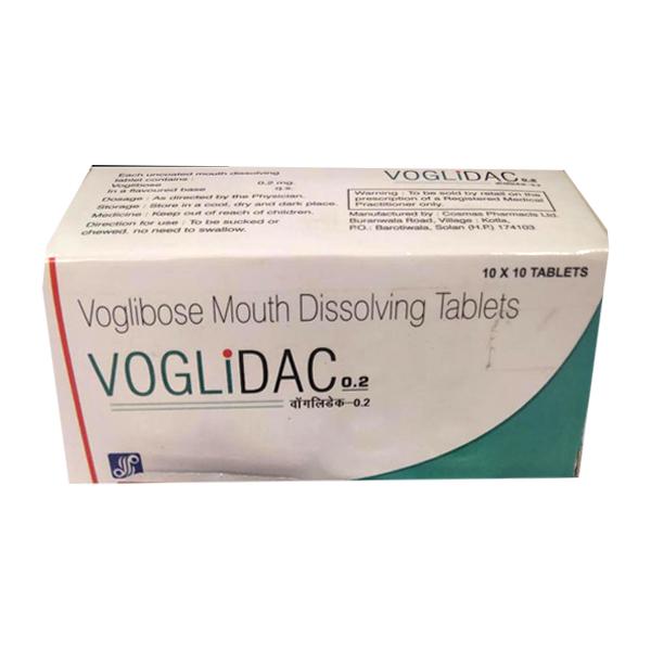 VOGLIDAC 0.2 Tablet 10's