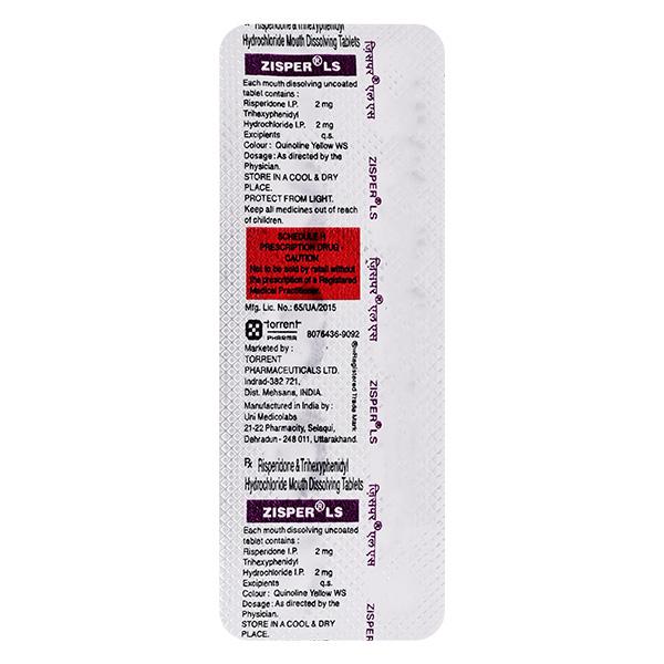 Zisper LS Tablet 10'S - Global Surgicals