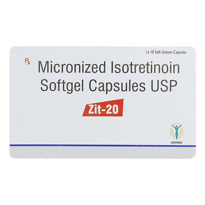 ZIT 20mg Capsule 10's - Global Surgicals
