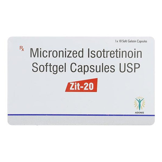 ZIT 20mg Capsule 10's - Global Surgicals