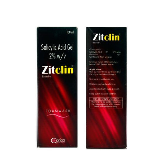 Zitclin Foam Wash Gel 100ml - Global Surgicals