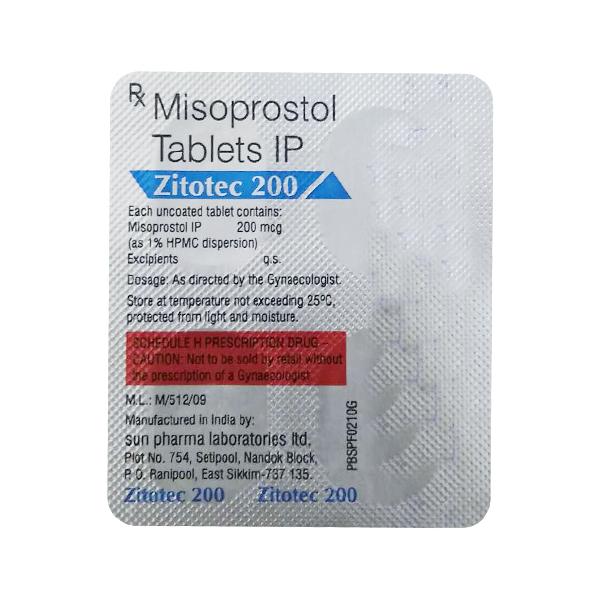 Zitotec 200 Tablet 4'S - Global Surgicals