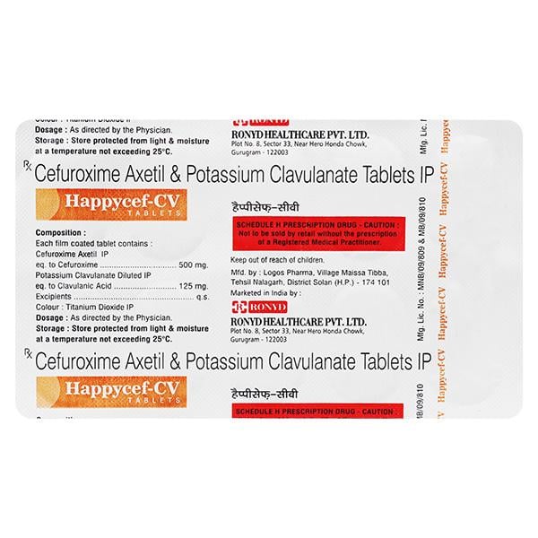HAPPYCEF CV Tablet 10's