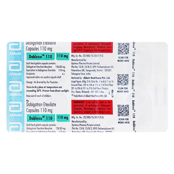 Dablexa 110mg Capsule 10'S
