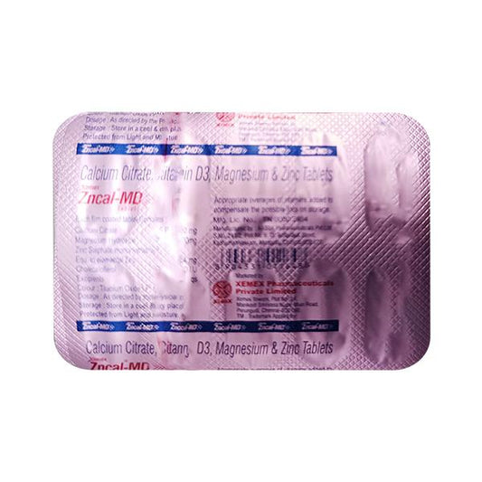 ZNCAL MD Tablet 10's - Global Surgicals