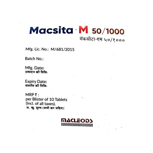 MACSITA M 50/1000 Tablet 10's