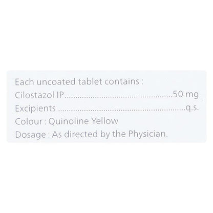 CILOBACT 50mg Tablet 10's