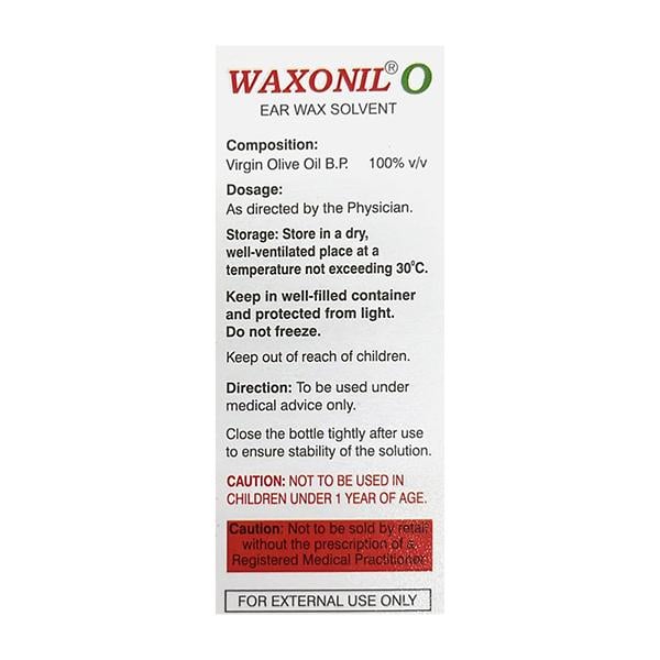 WAXONIL O Ear Drops 10ml