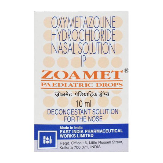 Zoamet Paediatric Nasal Drops 10ml - Global Surgicals