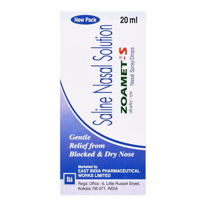 Zoamet S Nasal Drops 20ml - Global Surgicals