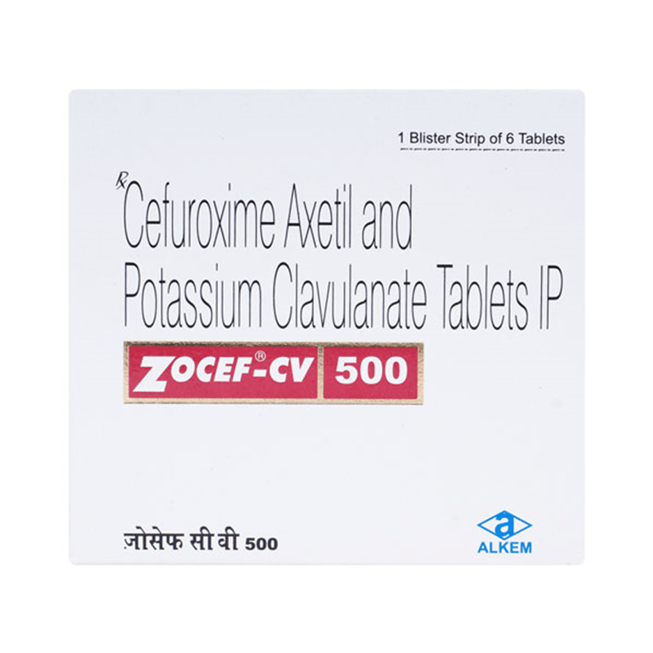 Zocef Cv 500mg Tablet - Global Surgicals