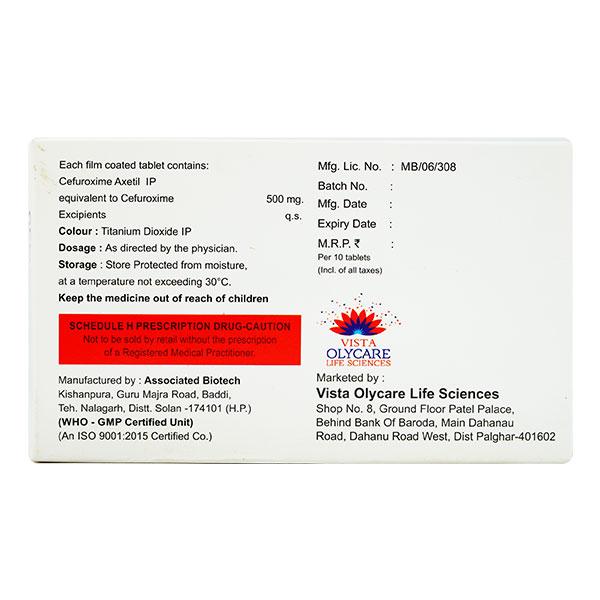 CEFUCARE 500 Tablet 10's