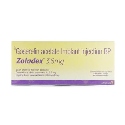 Zoladex 3.6mg Injection 1's - Global Surgicals