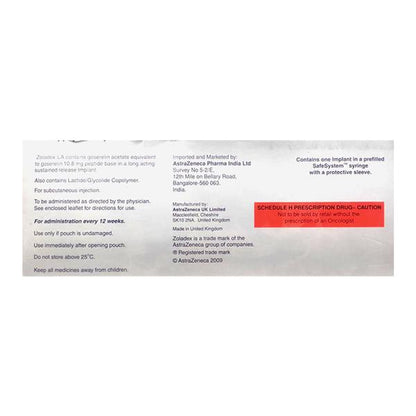 Zoladex LA 10.8mg Injection 1's - Global Surgicals