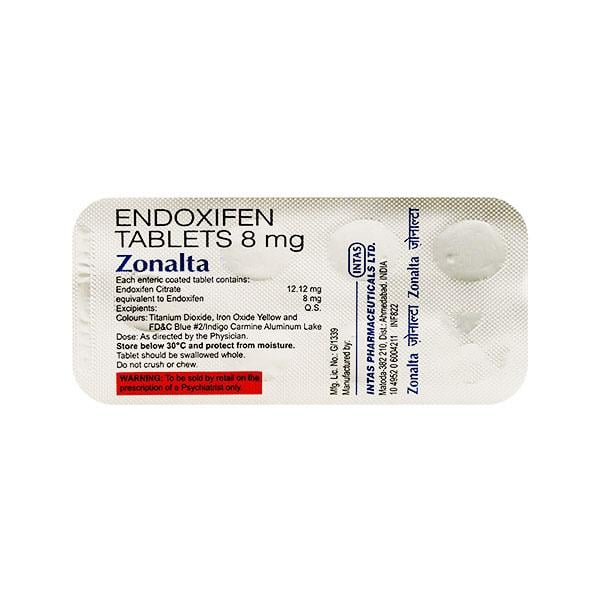 ZONALTA 8mg Tablet 7's - Global Surgicals