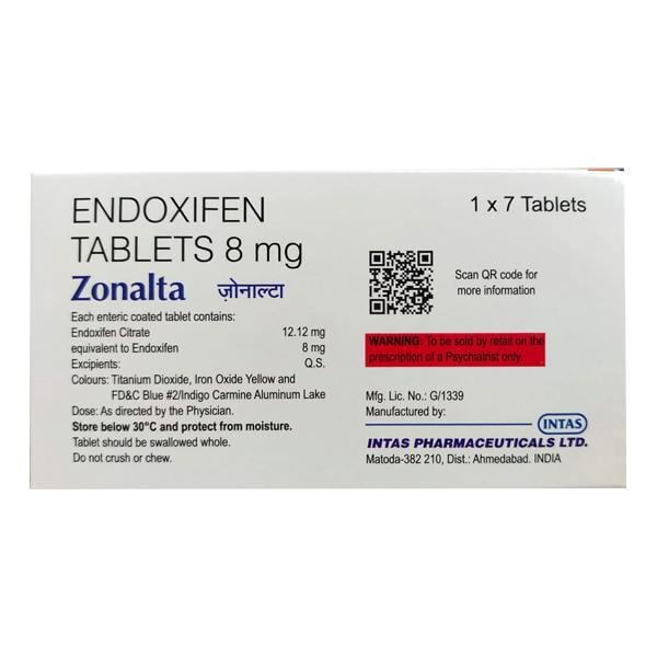 ZONALTA 8mg Tablet 7's - Global Surgicals