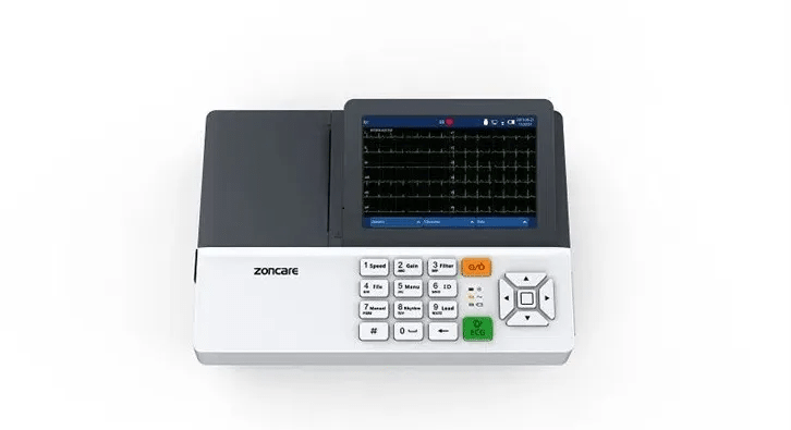 Zoncare iMAC 300 Digital Three Channel ECG Machine - Global Surgicals