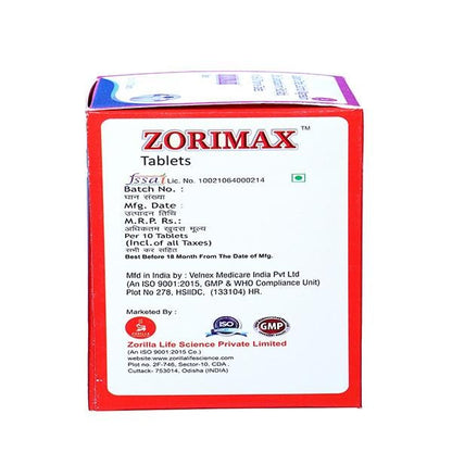 ZORIMAX Tablet 10's - Global Surgicals