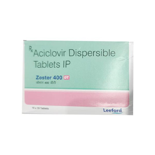 Zoster 400 DT Tablet 10'S - Global Surgicals