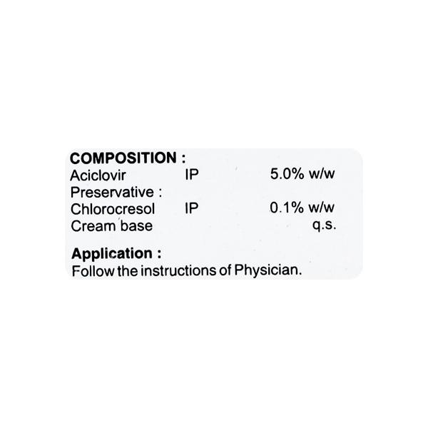 Zoster 5% Cream 5gm - Global Surgicals