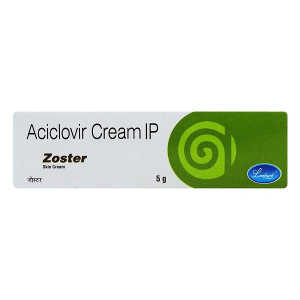 Zoster 5% Cream 5gm - Global Surgicals