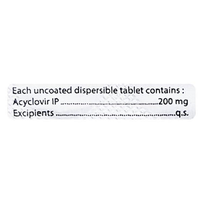 ZOVIBACT 200 Tablet 10's - Global Surgicals