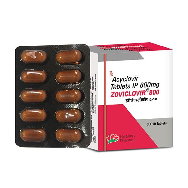ZOVICLOVIR 800 Tablet 10's - Global Surgicals
