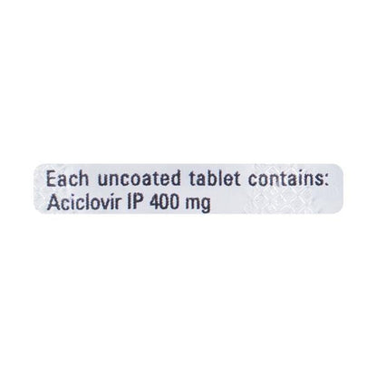Zovirax 400mg Tablet 10'S - Global Surgicals