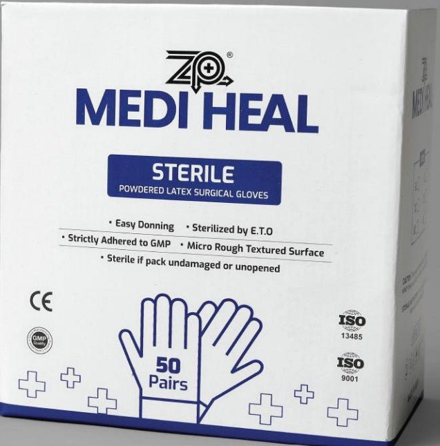 ZP MediHeal Latex Surgical Gloves - Global Surgicals