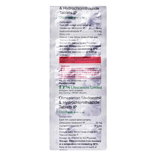 Olmin H 20mg Tablet 10'S