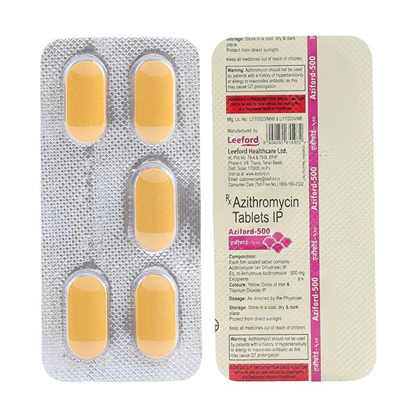 AZIFORD 500 Tablet 5's