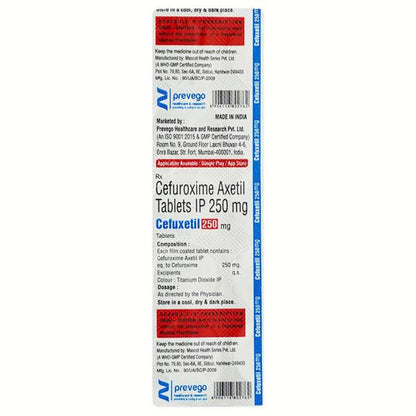 CEFUXETIL 250 Tablet 10's