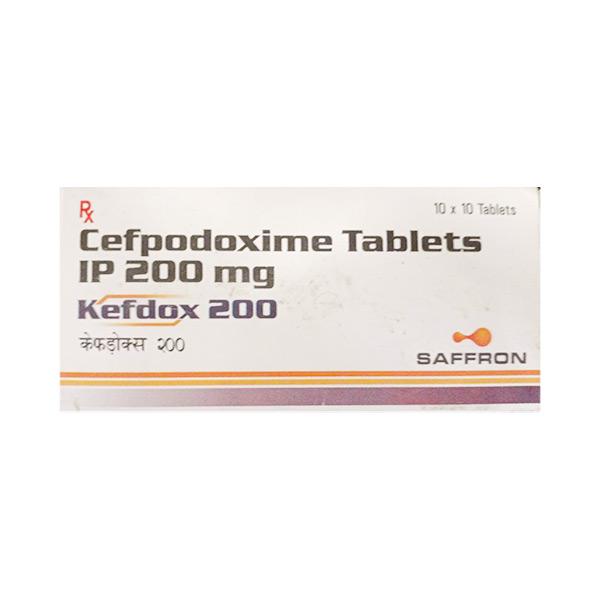 Kefdox 200mg Tablet 10'S